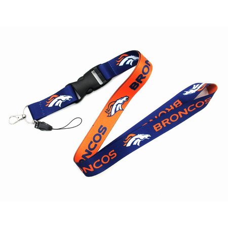 Denver Broncos NFL Neck Lanyard Football Teams Detachable Strap Lanyards for Cellphone Holder